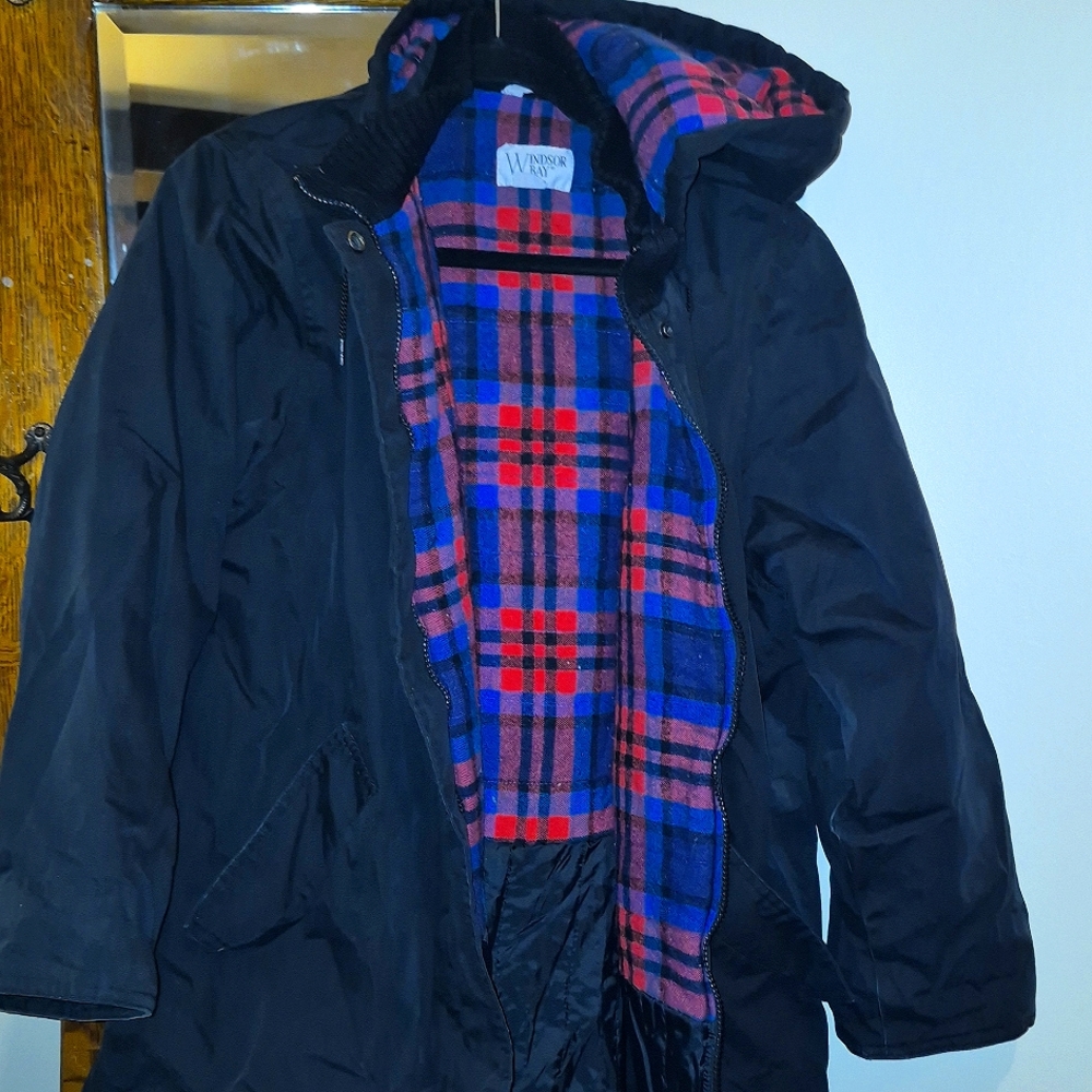 Windsor Bay girls or a woman's winter parka style coat with removable hood